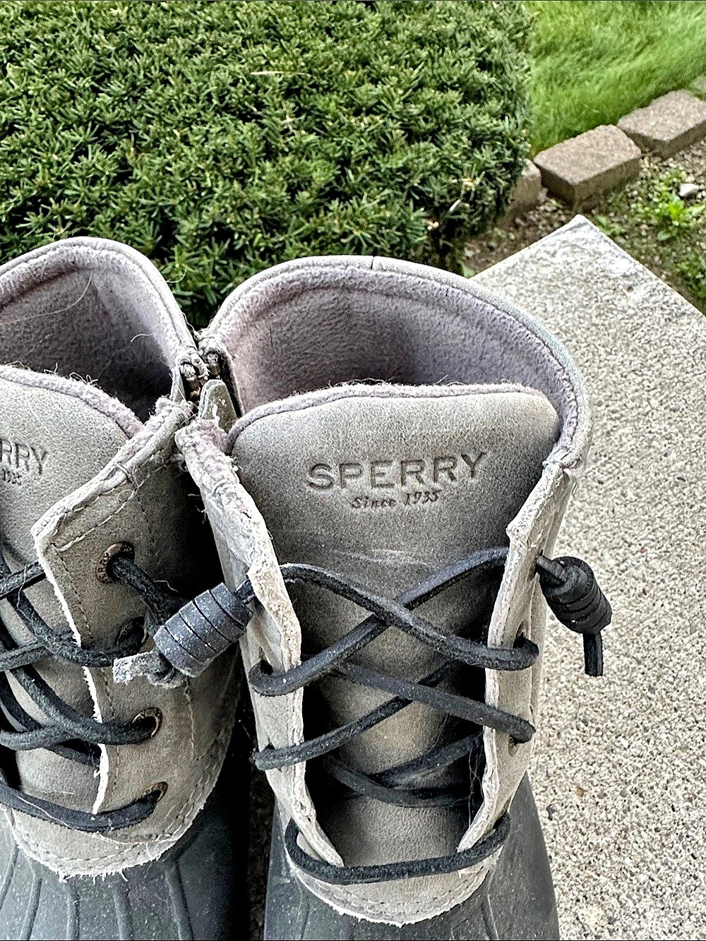 Sperry Saltwater Duck Boot Gray & Black US 8.5 - Picture 3 of 5